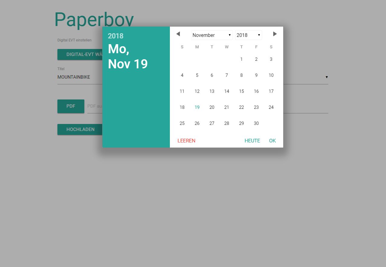 Paperboy date picker