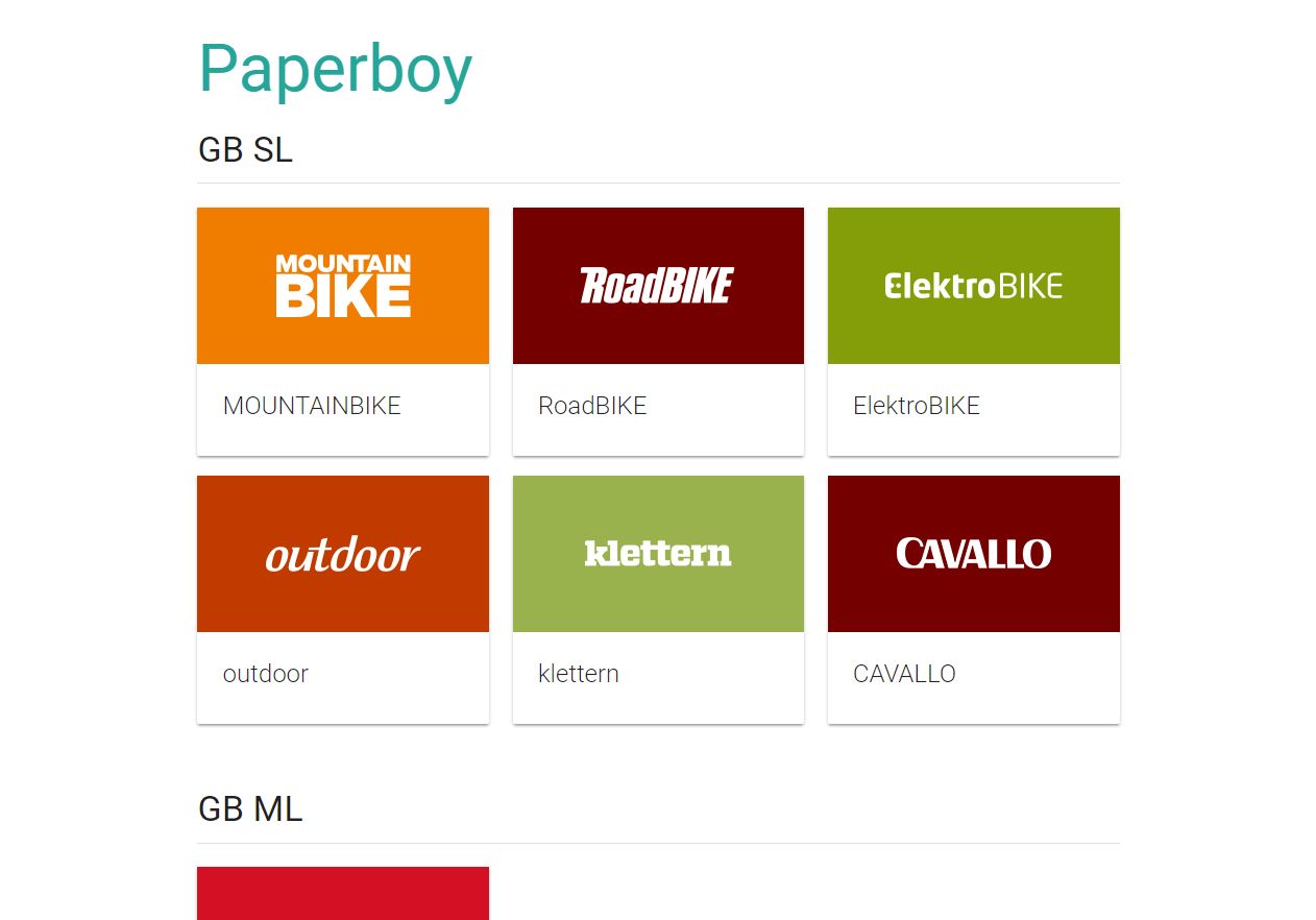 Paperboy home page