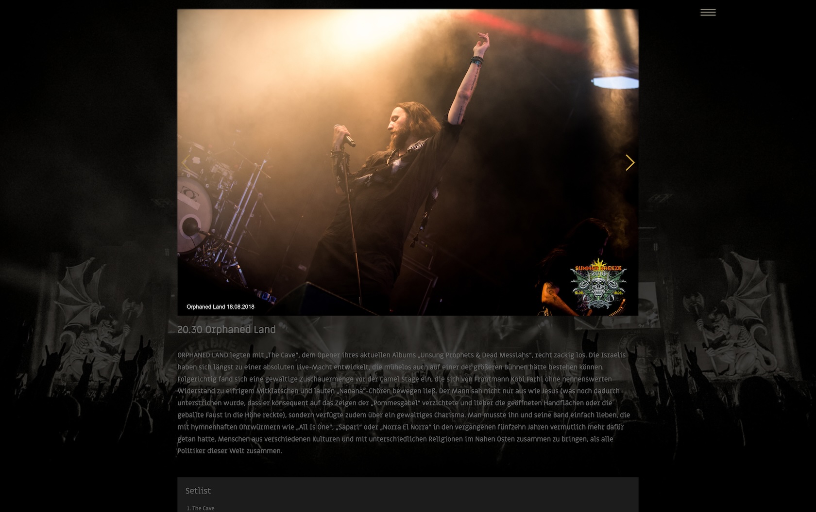 Summer Breeze festival review post